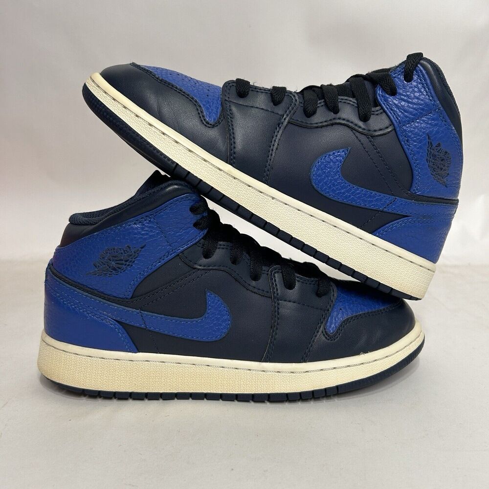 Nike Air Jordan 1 Mid Retro GS “Obsidian Royal” 2024